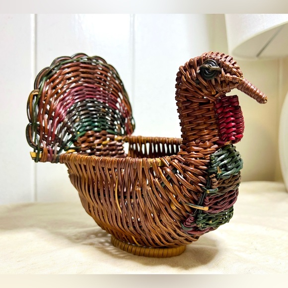Other - Woven 6in wicker Turkey